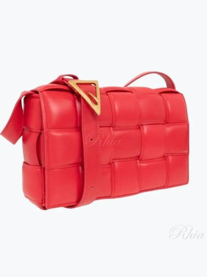 Gold Padded Cassette Cross Bag Strawberry - BOTTEGA VENETA - BALAAN 2