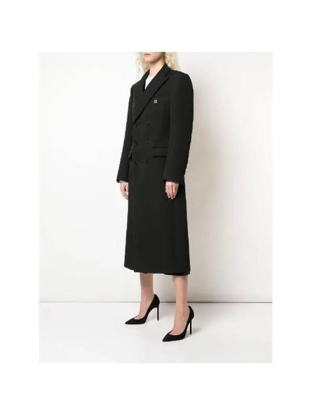 Double breasted wool coat W4010R05 - WARDROBE.NYC - BALAAN 2