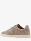 Suede Low Top Sneakers Beige - BRUNELLO CUCINELLI - BALAAN 4