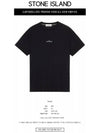 Tricromia Three Print Cotton Jersey T-Shirt Black - STONE ISLAND - BALAAN 3