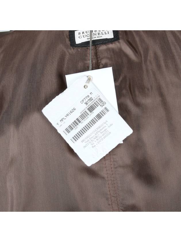 men leather jacket - BRUNELLO CUCINELLI - BALAAN 6