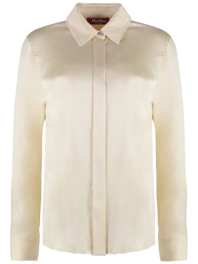 Max Mara Studio Baden Silk Shirt - MAX MARA - BALAAN 1