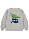 Kids Logo Graphic Sweatshirt Gray B224AC037 051 - BOBO CHOSES - BALAAN 1