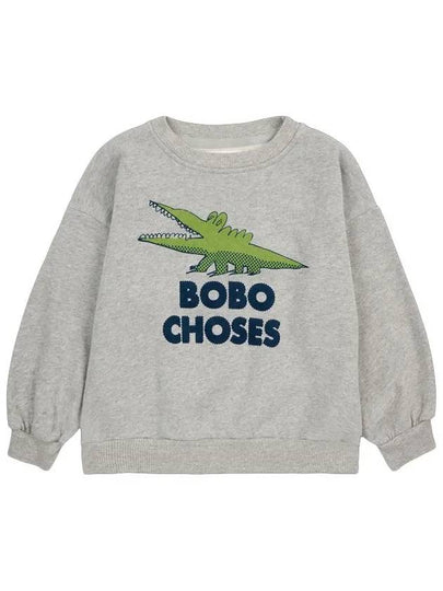 Kids Logo Graphic Sweatshirt Gray B224AC037 051 - BOBO CHOSES - BALAAN 2