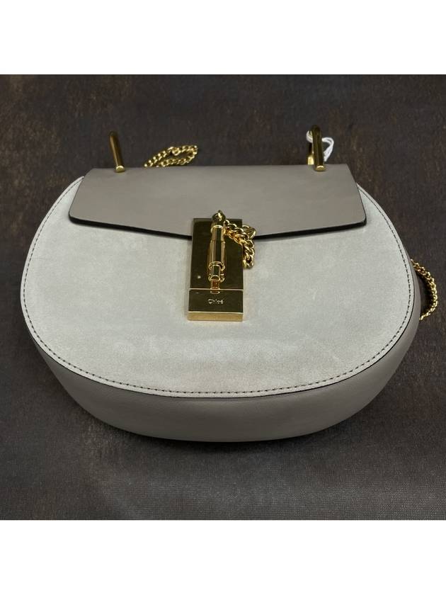 Drew shoulder bag gray - CHLOE - BALAAN.