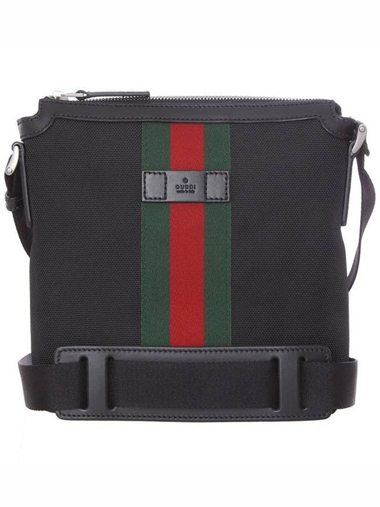 Stripe Messenger Bag Black - GUCCI - BALAAN 2