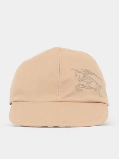 Kids Check Reversible Cotton Baseball Cap Hat Sand - BURBERRY - BALAAN 2