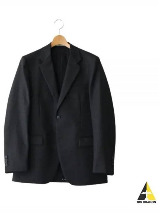 Bluefaced Wool Dobby Stripe Jacket A22AJ01BS GRIGIO Striped - AURALEE - BALAAN 1