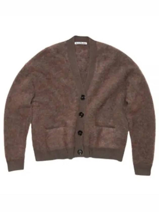 Wool Mohair Cardigan Brown - ACNE STUDIOS - BALAAN 2