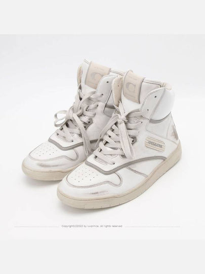 High neck vintage sneakers white 11202hva - COACH - BALAAN 2