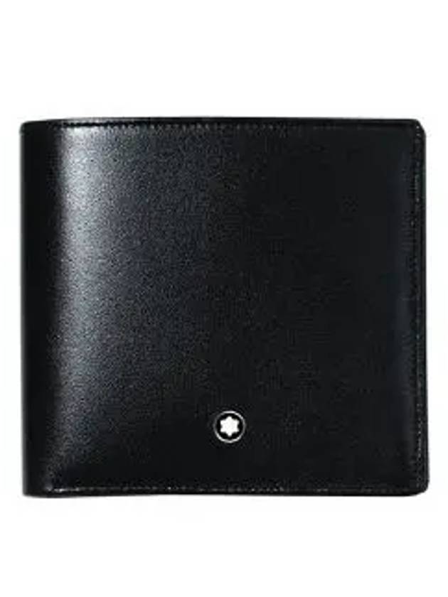 Meisterst?ck 4cc Coin Pocket Halfwallet Black - MONTBLANC - BALAAN 4