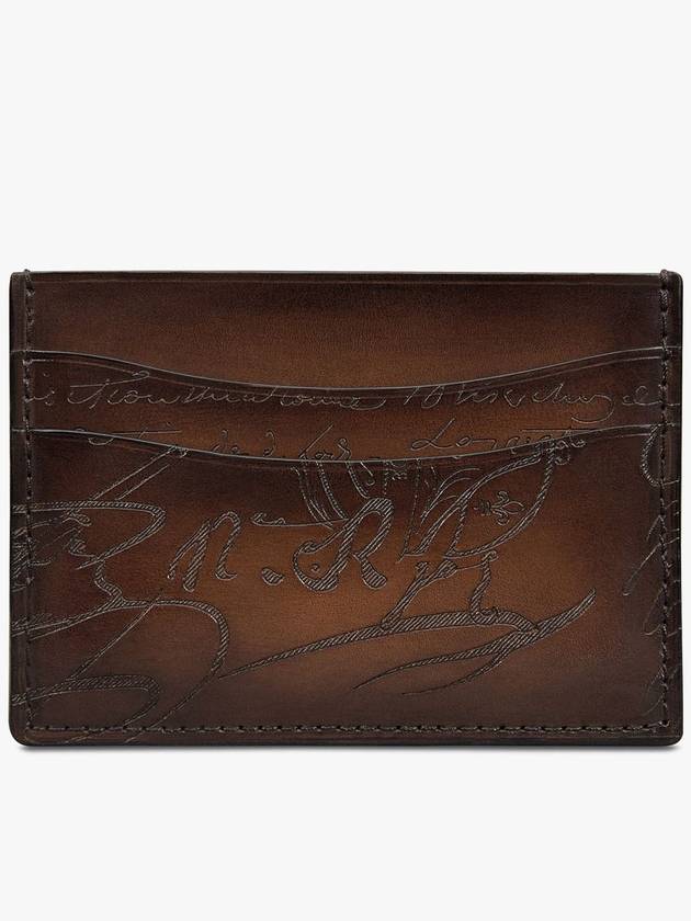 Berluti Bamboo Neo Scritto Leather Card Holder Wallet BAMBOU_NEOJOURV2 - OTHER BRAND - BALAAN 3