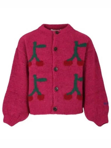 Kids Girls Cherry Cardigan B224AC124 - BOBO CHOSES - BALAAN 1