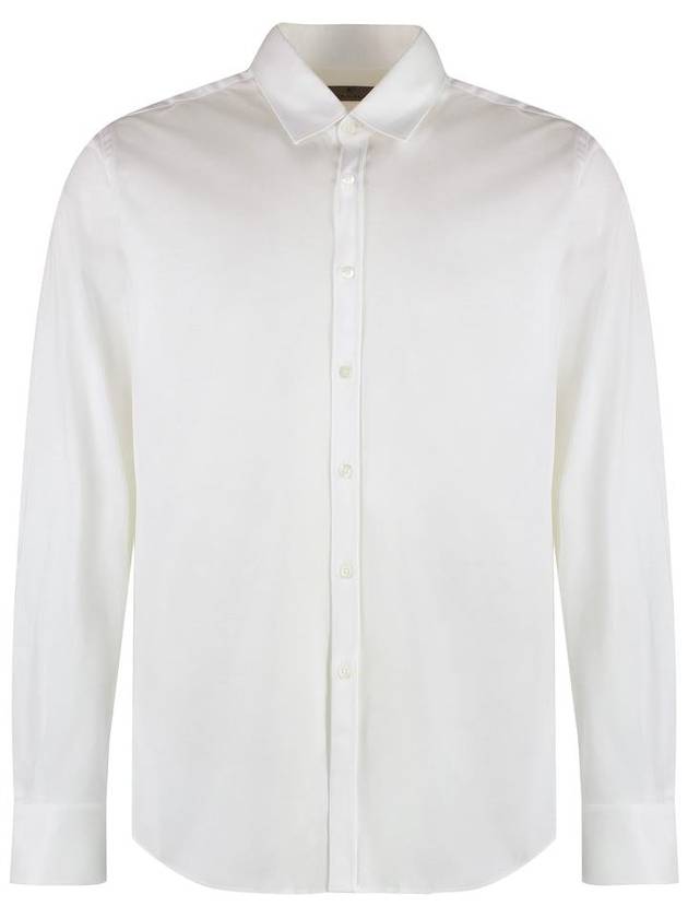 Canali Cotton Shirt - CANALI - BALAAN 1