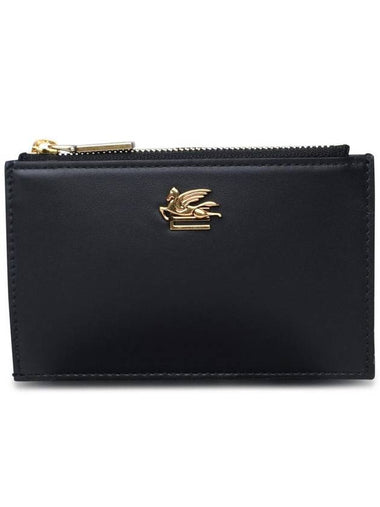 Etro Black Leather Wallet - ETRO - BALAAN 1