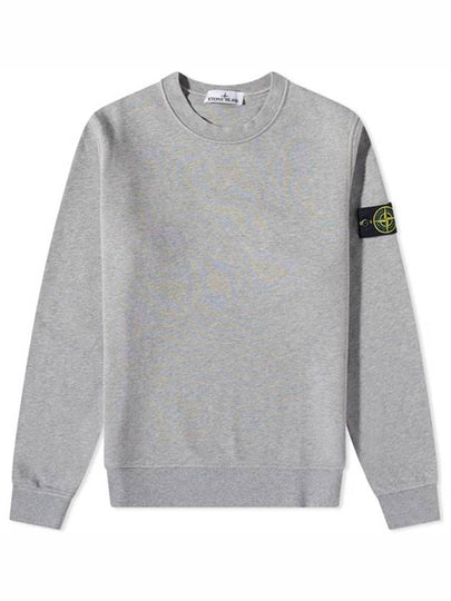 Wappen Patch Crew Neck Sweatshirt Grey - STONE ISLAND - BALAAN 2