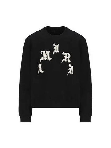 AMI logo print sweatshirt black MJG008 - AMIRI - BALAAN 1