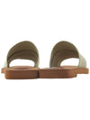 Woody Logo Flat Mule Slippers Green - CHLOE - BALAAN 5