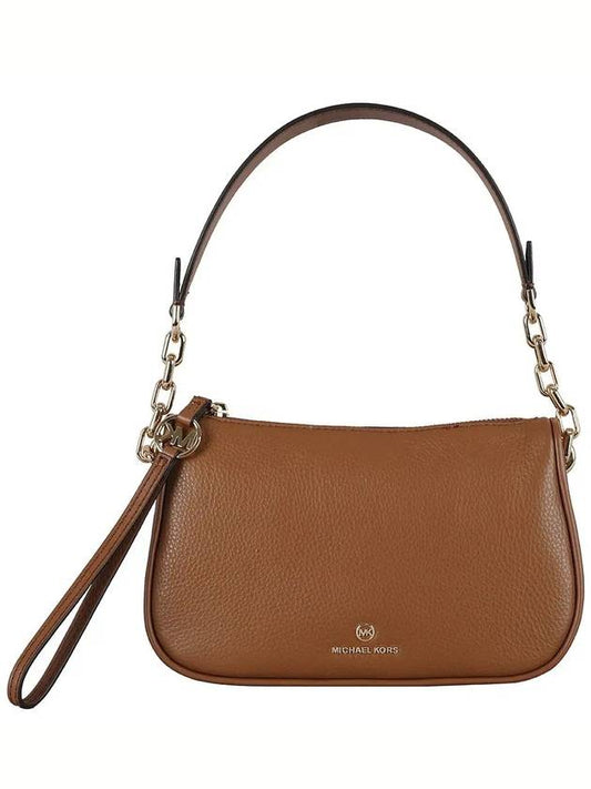 Jet Set Charm Large Leather Shoulder Bag Brown - MICHAEL KORS - BALAAN 2