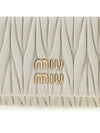 Matelasse Nappa Leather Shoulder Bag White - MIU MIU - BALAAN 7