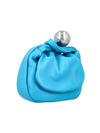 Sphere Blind Embossed Logo Calf Leather Tote Bag Blue - JIL SANDER - BALAAN 1