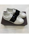 Black Enamel Hidden Low Top Sneakers White - VALENTINO - BALAAN 2