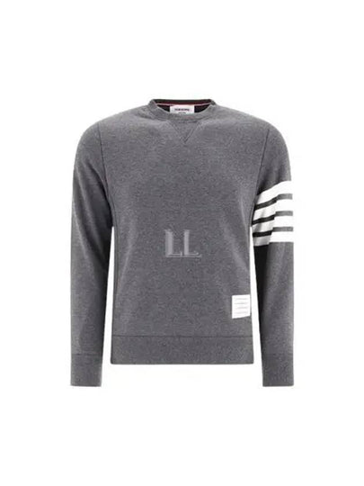 4 Bar Loopback Jersey Sweatshirt Dark Grey - THOM BROWNE - BALAAN 2