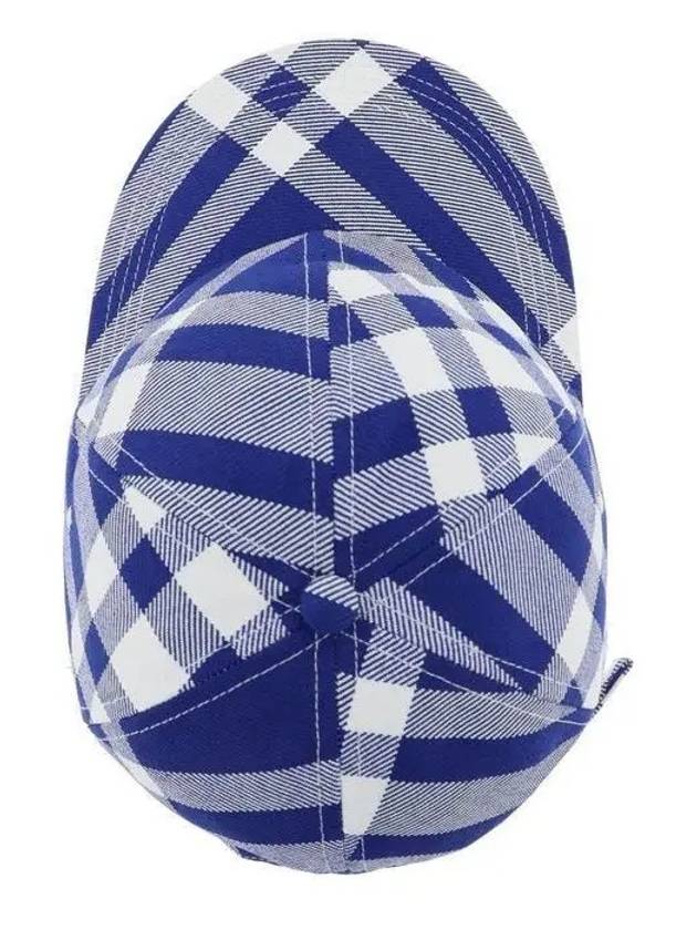 Check Ball Cap Blue - BURBERRY - BALAAN 6