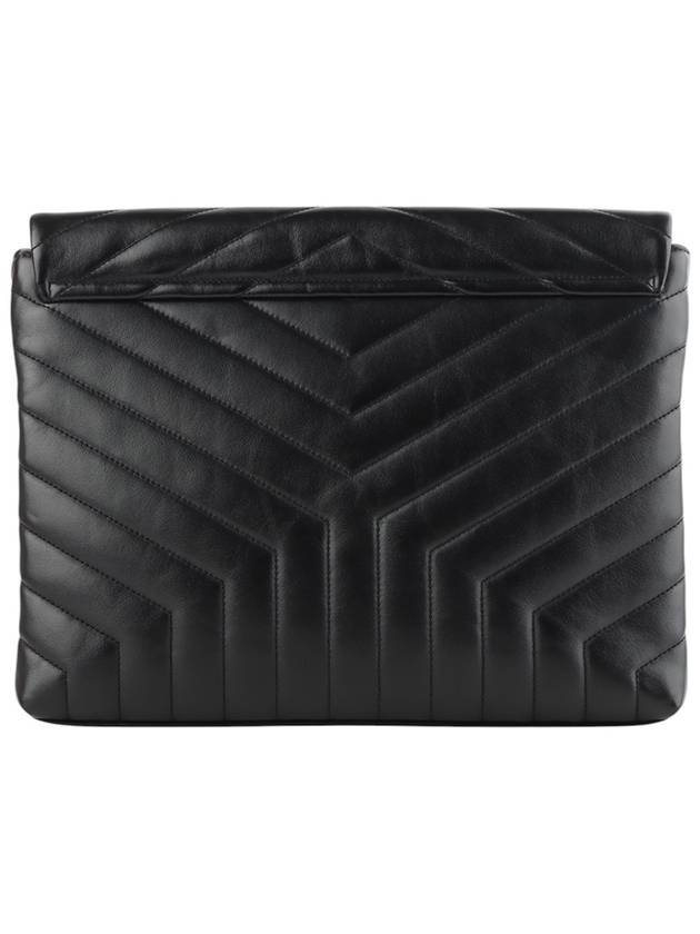 483236 Matelasse flap Lulu clutch silver 33972Y - SAINT LAURENT - BALAAN 3