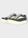 Vintage Velor Low Top Sneakers Black - RICK OWENS - BALAAN 5