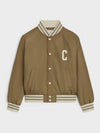 lightweight nylon Paris teddy jacket caramel - CELINE - BALAAN 3