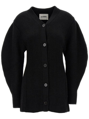 Jil Sander Ribbed Cardigan - JIL SANDER - BALAAN 1