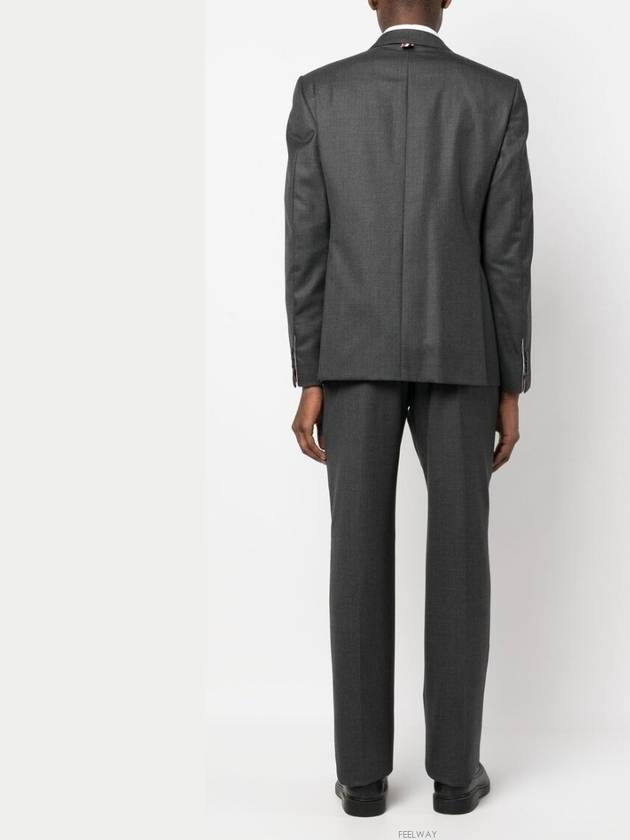 Men's Signature Classic Wool Suit Dark Grey - THOM BROWNE - BALAAN 6