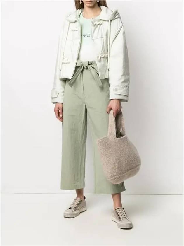 Moncler Genius Linen Blend Tide Wide Pants - MONCLER - BALAAN 7