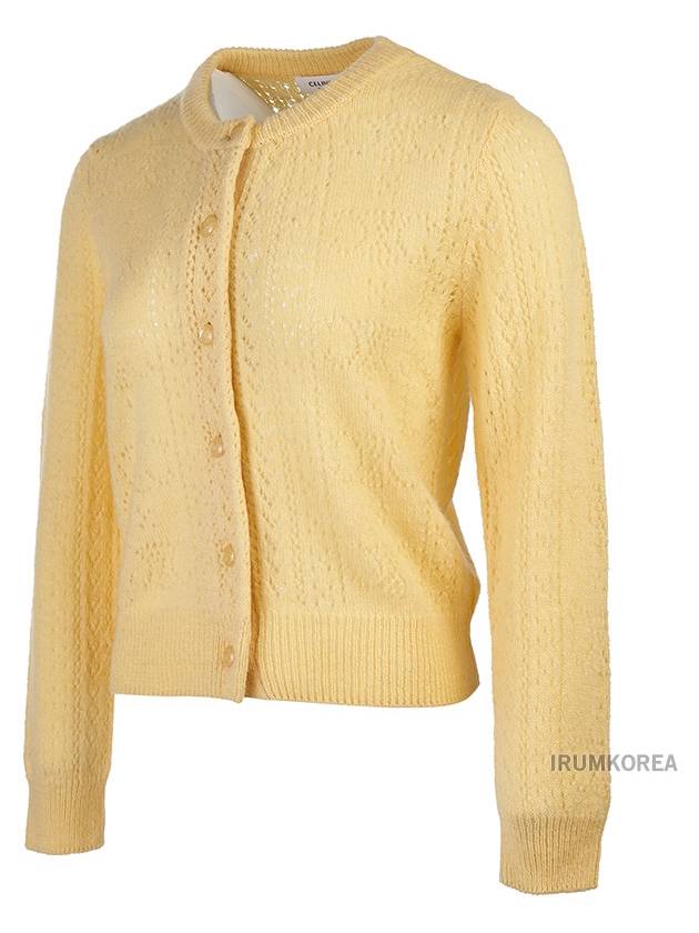 cardigan 2ADII907Z 11JA YELLOW - CELINE - BALAAN 3