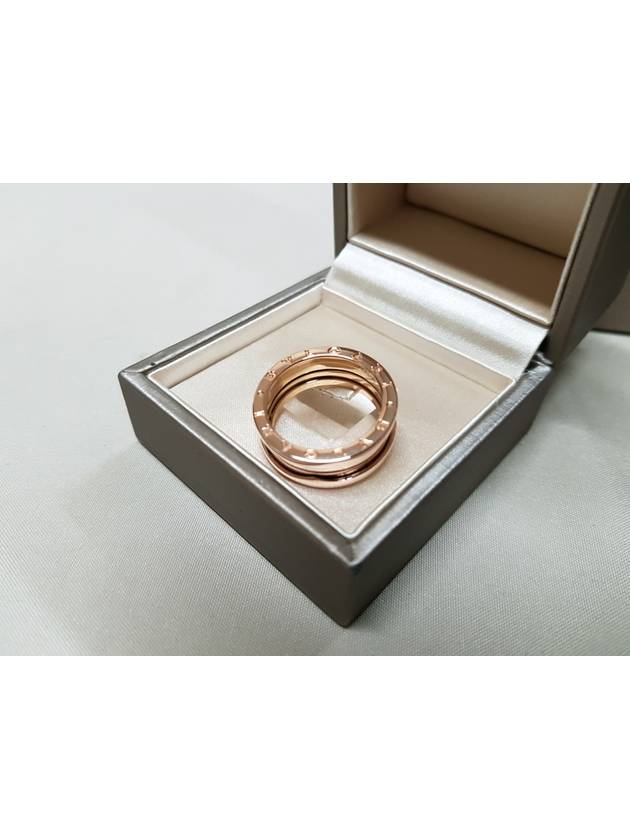 B Zero One 3 Ring Tier Band No 61 Pink Gold - BVLGARI - BALAAN 4