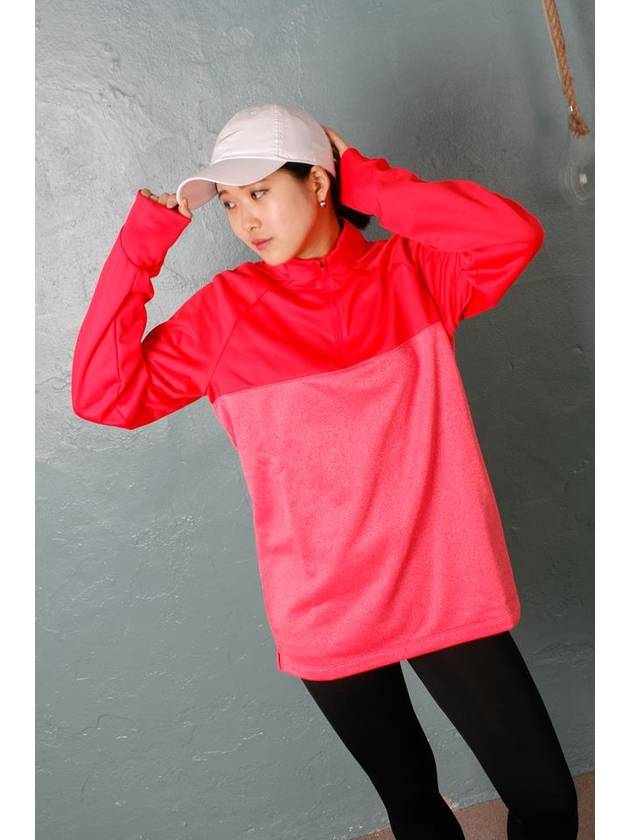 01854499653Golf Therma Fit Half Zip Up TShirtPink - NIKE - BALAAN 10