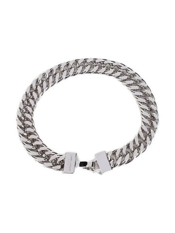 Culb Chain Bracelet Silver - SAINT LAURENT - BALAAN 1