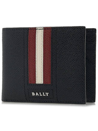 Men s TEVYE Logo Half Wallet LT F210 - BALLY - BALAAN 1