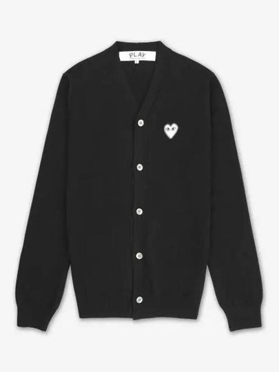 heart patch wool cardigan AXN062 - COMME DES GARCONS PLAY - BALAAN 2