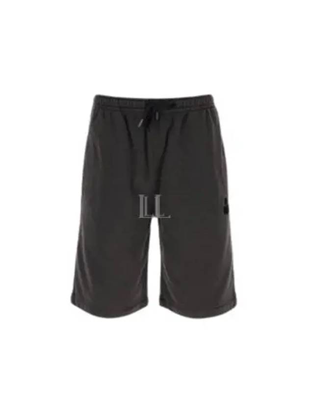 Mahalo Logo Patch Shorts Faded Black - ISABEL MARANT - BALAAN 2