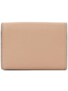 Saffiano Color Block Tri-Fold Half Wallet Pink - MARNI - BALAAN 3