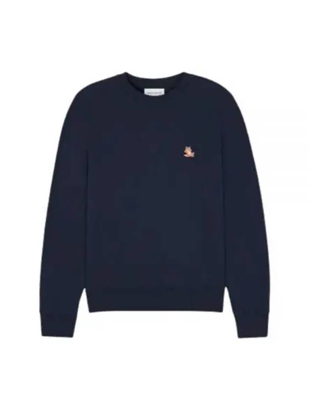 Chillax Patch Regular Sweatshirt Ink Blue - MAISON KITSUNE - BALAAN 2