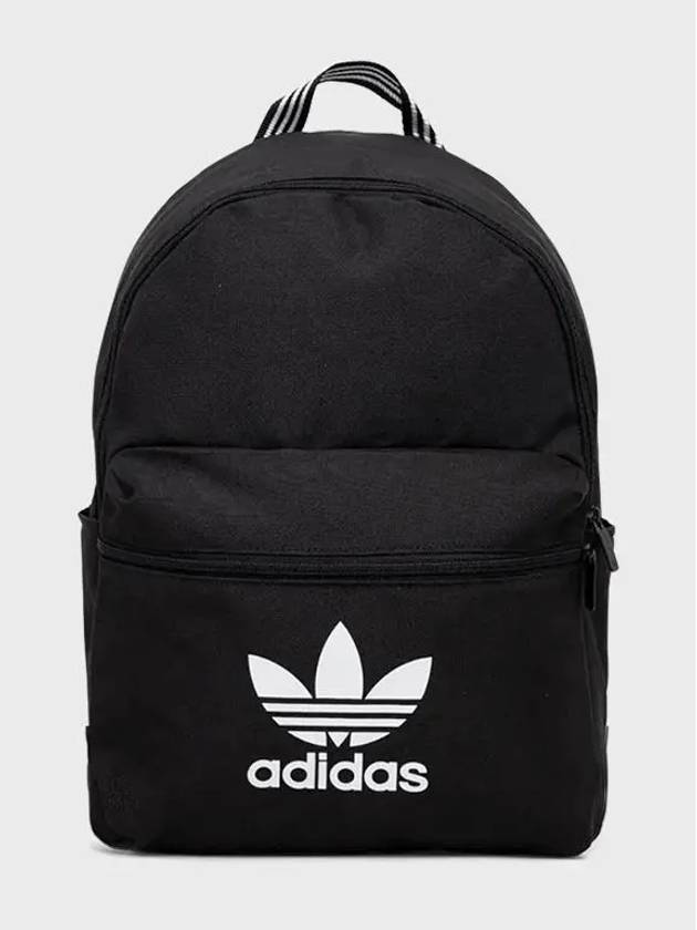 Adicolor Logo Print Backpack Black - ADIDAS - BALAAN 3