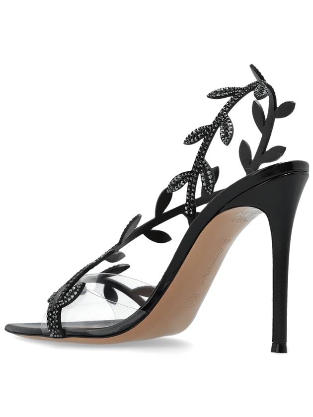 Gianvito Rossi Sandals Crystal Flavia, Women's, Black - GIANVITO ROSSI - BALAAN 5