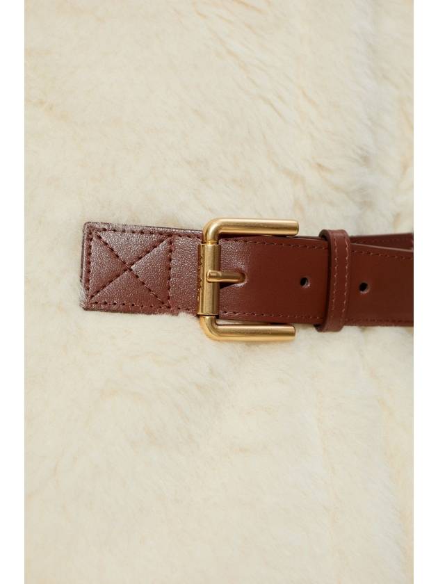 Teddy Belt Cape White - MAX MARA - BALAAN 6