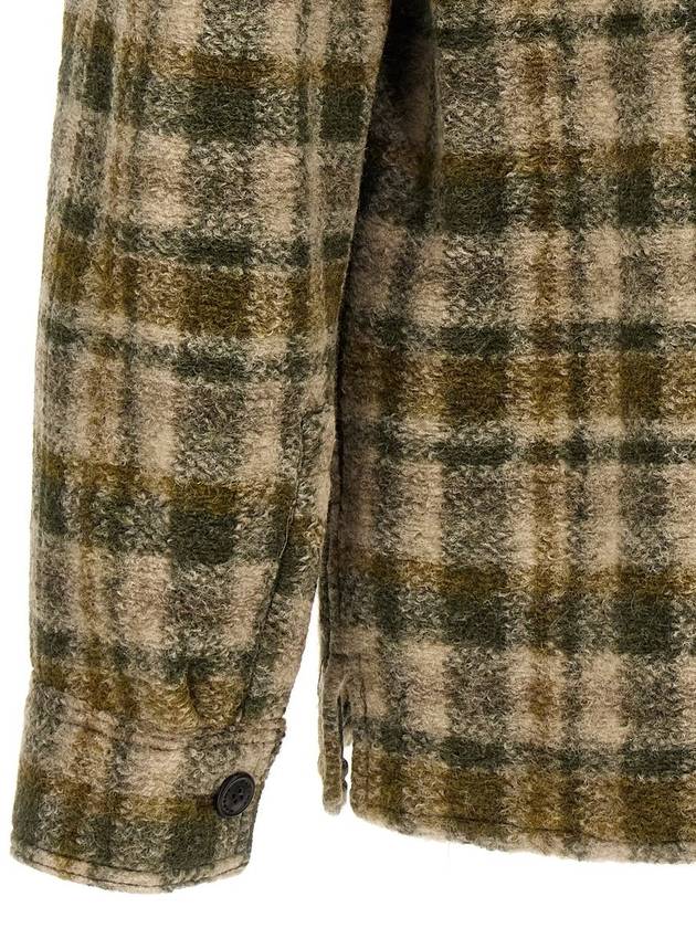 Kevron Check Wool Jacket Green - ISABEL MARANT - BALAAN 5