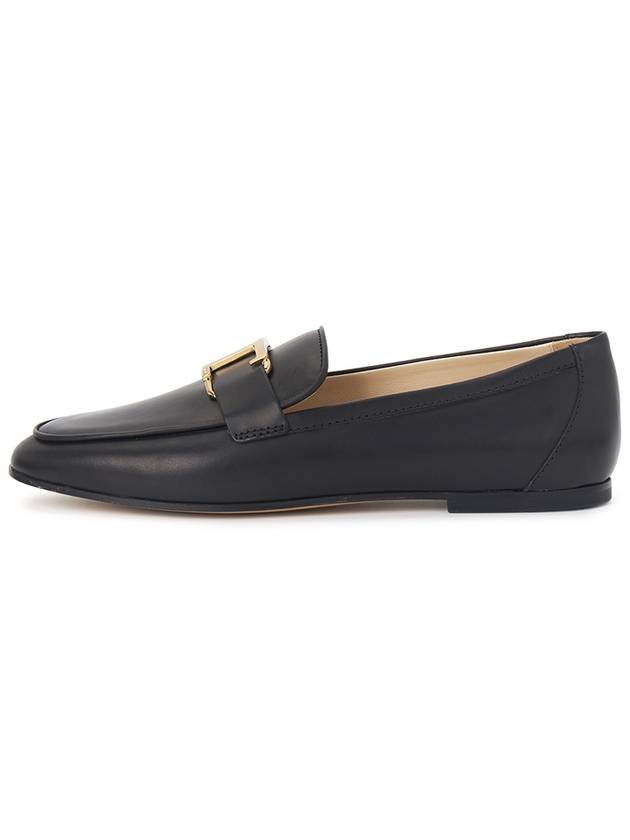 Tods T Timeless Leather Loafers Black - TOD'S - BALAAN 4