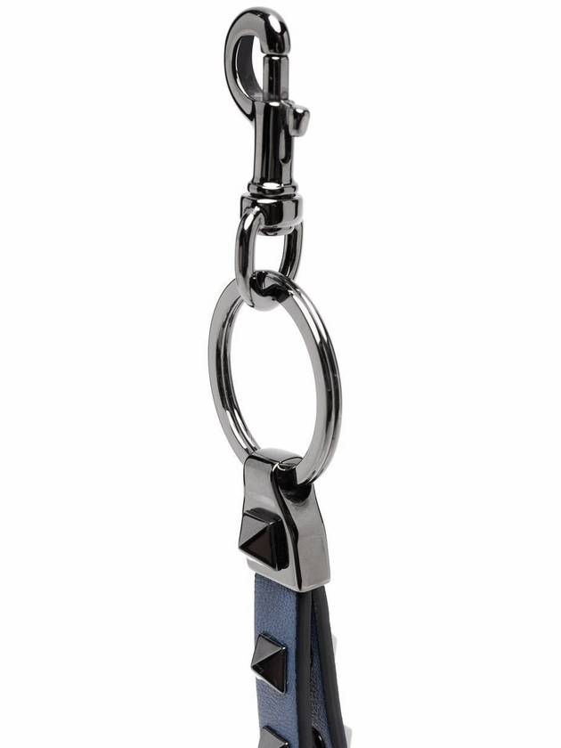 Rockstud Key Ring Blue - VALENTINO - BALAAN 4