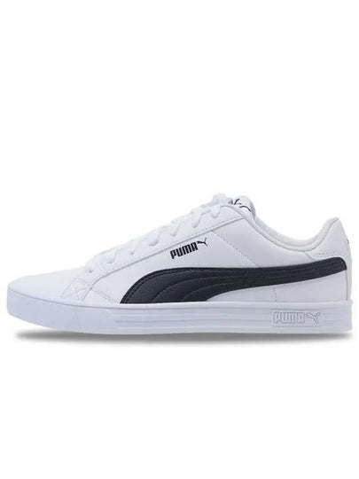 Smash Vulcanised V3 Low Top Sneakers White Black - PUMA - BALAAN 2